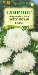 Астра Королевская Белая пионовидная (Гавриш)