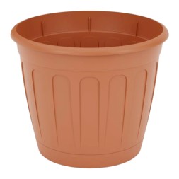 Дионис горшок с поддоном 3,6л d20 h16,9 см (коричневый)