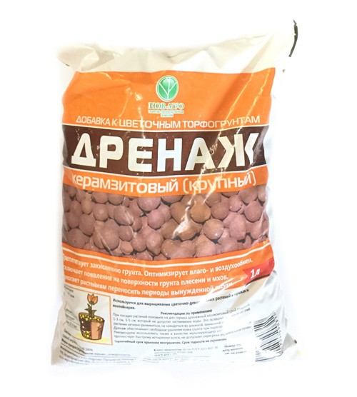  Дренаж керамзитный крупный 1л (10-20мм) НА