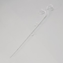 Держатель для орхидей h 60 см (прозрачный)